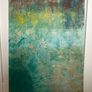 Large abstract green painting Image 2