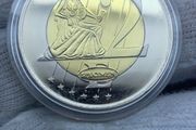 Monaco 2 euro coin specimen trial big weight 29.3gr diameter 3.3cm