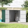 Garden Shed Green 195x198x159 cm Image 3