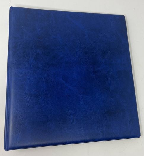 Stanley Gibbons Modern Blue 4-ring album with 10 first day cover pages.