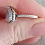 Pandora pear drop silver ring Image 7
