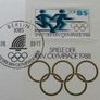 East Germany DDR Olympics 1988 Athletics coin stamp cover 10 mark BUNC vintage limited edition Image 4