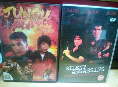 Sam Jones Dvd Bundle 80's Cult Movies Silent Assassins Jungle Heat Linda Blair