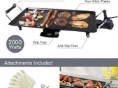 Quest Teppanyaki   X 48 Multifunction Griller 2000 Watts BNR 35490 Euro Prices I!c Vat Temperature Control New Stock Boxed Fully Guaranteed With No Need For Oil