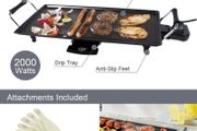 Quest Teppanyaki   X 48 Multifunction Griller 2000 Watts BNR 35490 Euro Prices I!c Vat Temperature Control New Stock Boxed Fully Guaranteed With No Need For Oil