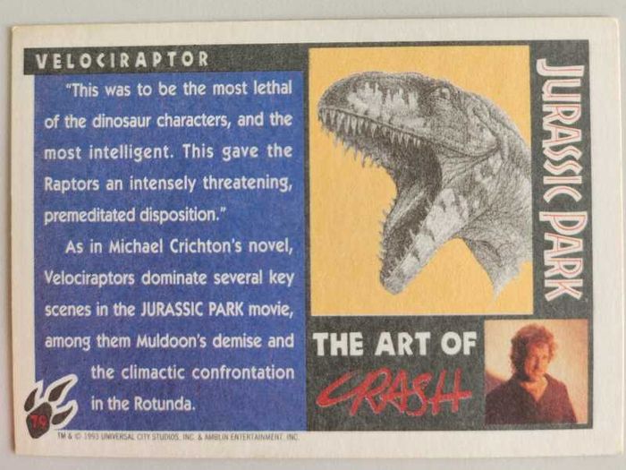 Jurassic Park cards