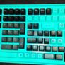 Akko Black&Cyan 197 ASA PBT Keycap Set ISO+ANSI Image 2