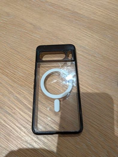 Magnetic Case for Google Pixel 8 Pro, Obsidian Compatible with MagSafe, Translucent Matte Back, Shockproof Protection