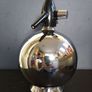 Amazing Vintage Retro Funky Kitsch Globe Shaped Soda Syphon in Chrome - Perfect for a Man Cave or Home Bar Image 3