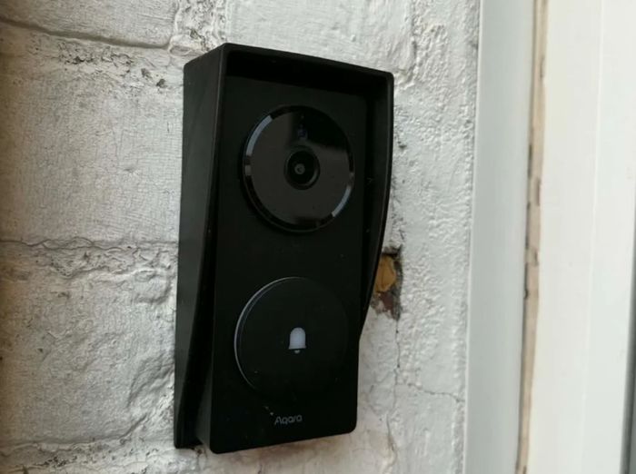 Rain Cover and Speaker Hub Wall Mount for the Aqara G4 / G410 Doorbells