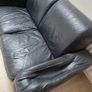 Leather 2 seater sofa Image 3