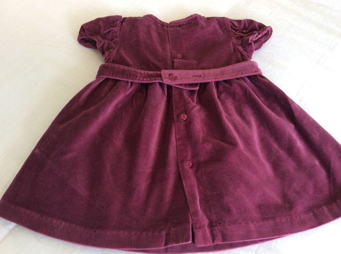 Beautiful designer baby girls dress by Mayoral  6 9 12 months burgundy wine like new