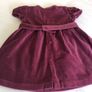 Beautiful designer baby girls dress by Mayoral  6 9 12 months burgundy wine like new Image 4