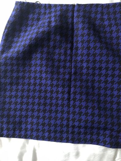 Royal Blue & Black Skirt M&S BNWT