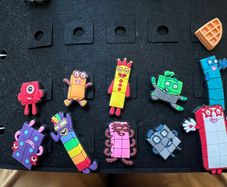 Number Blocks / Numberblocks croc charms