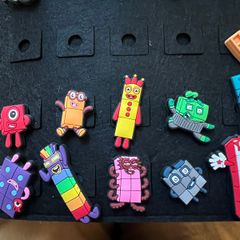 Number Blocks / Numberblocks croc charms