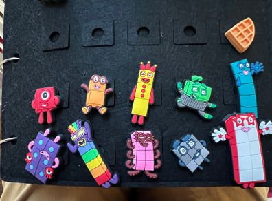 Number Blocks / Numberblocks croc charms