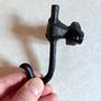 Black Cast Iron Hand Wall Hook (new). Image 5