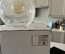 Large Globe Ceiling Light