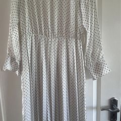 Savida Polka Dot Midi Dress Size Medium