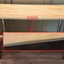 Dining room/ kitchen table 120 x 70 cm - height-adjustable legs Image 10