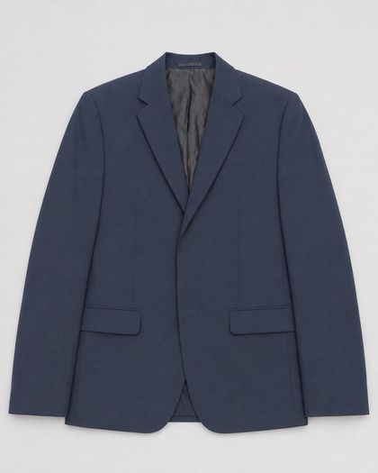 Zara Navy Suit Jacket  Blazer  Size 48