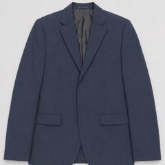 Zara Navy Suit Jacket  Blazer  Size 48
