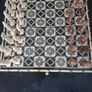 Vintage Egyptian lacquered Chess Set. Image 3