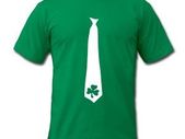 Irish tie t-shirt for st. Patrick's day parade
