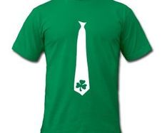 Irish tie t-shirt for st. Patrick's day parade