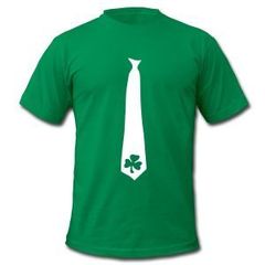 Irish tie t-shirt for st. Patrick's day parade