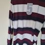 Tommy hilfiger rugby polo Size large Pit to pit 22" stripe cotton number 5 in excellent condition Image 9