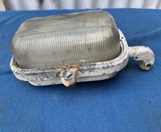 vintage industrial bulk head light