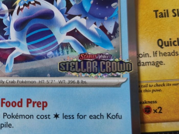Crabominable ! Promo with Stellar Crown Stamp ! 2024 ! Pokemon Card !