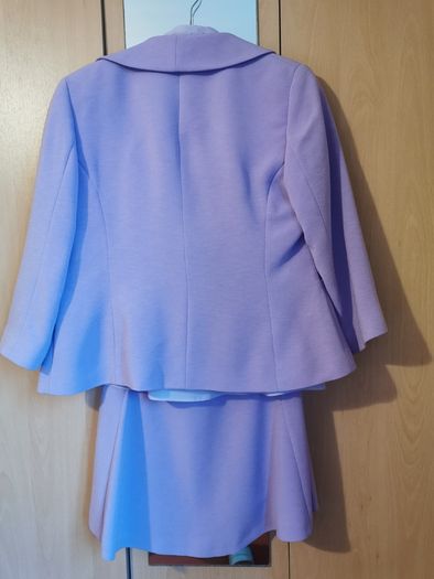 Precis petite purple blouse & blazer & Skirt 3 pieces set UK 10