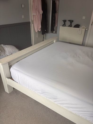 wooden bed frame