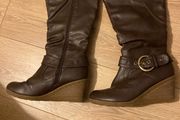 Brown Knee High Boots size 6