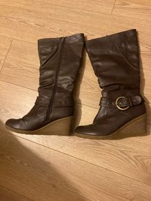 Brown Knee High Boots size 6