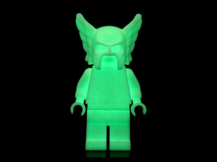 LEGO Hawkeye Unreleased Superheroes Prototype Glow In The Dark Colour Monochrome Minifigure Extremely Rare And Hard To Find