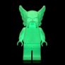 LEGO Hawkeye Unreleased Superheroes Prototype Glow In The Dark Colour Monochrome Minifigure Extremely Rare And Hard To Find Image 2