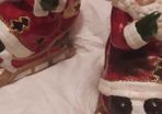 Santa on sleigh