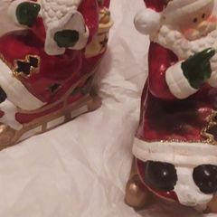 Santa on sleigh