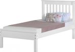 Monaco 3' Bed Low Foot End in White