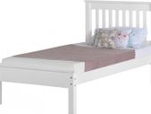 Monaco 3' Bed Low Foot End in White