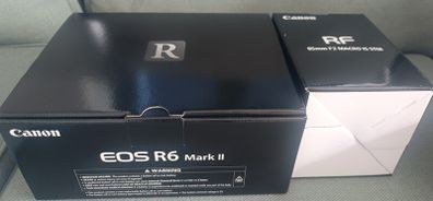 Canon EOS R6 Mark II Mirrorless Body + RF 85mm f2 Macro IS STM