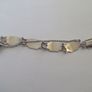 a vintage silver and enamel bracelet Image 4