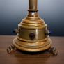 Monumental Pair of 19th Century Brass Altar Candelabras Image 2