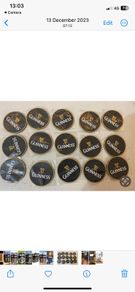 guinness rubber coasters