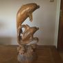 Vintage Wood Carving X 2. ( Reduced) Image 6