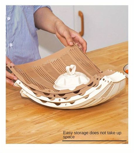 large tray with food cover